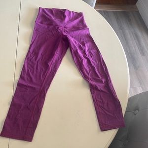 Lululemon Wunder Under Crop Full on Luon